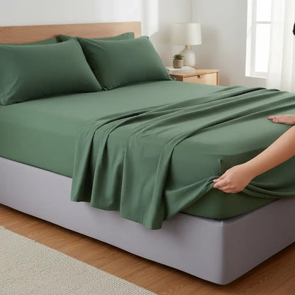 Microfiber Comforter Set with Sheets Pillowcases & Pillow Shams