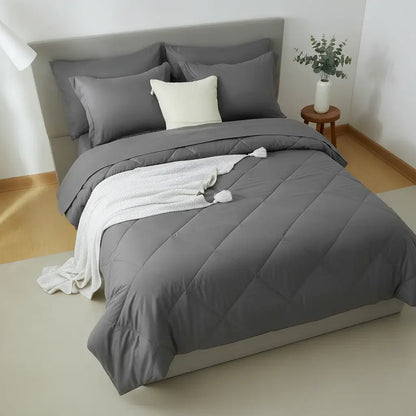 Microfiber Comforter Set with Sheets Pillowcases & Pillow Shams